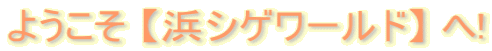 ようこそ 【浜シゲワールド】 へ!